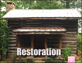 Historic Log Cabin Restoration  Monclova, Ohio
